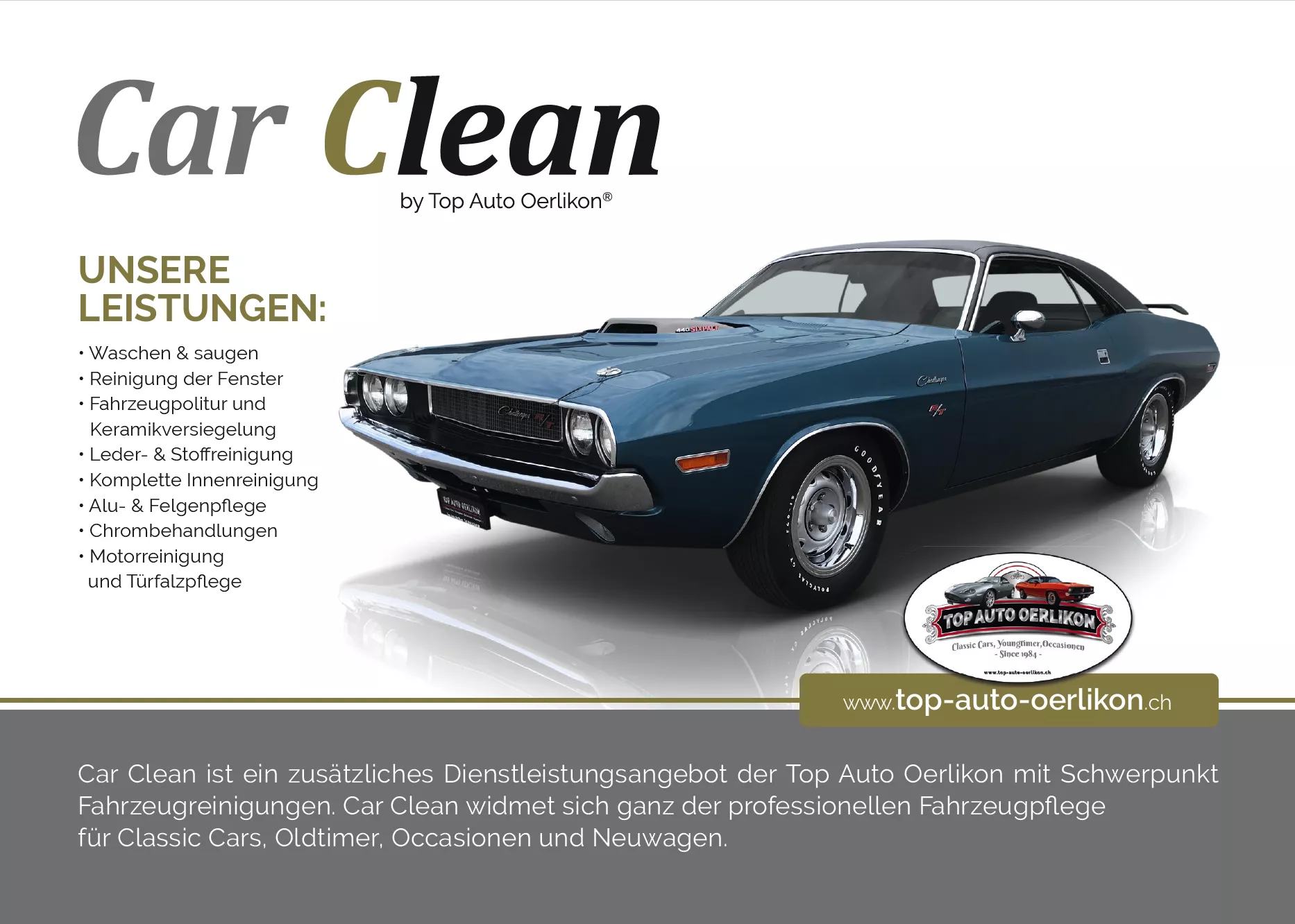 Car Clean - Leistungen